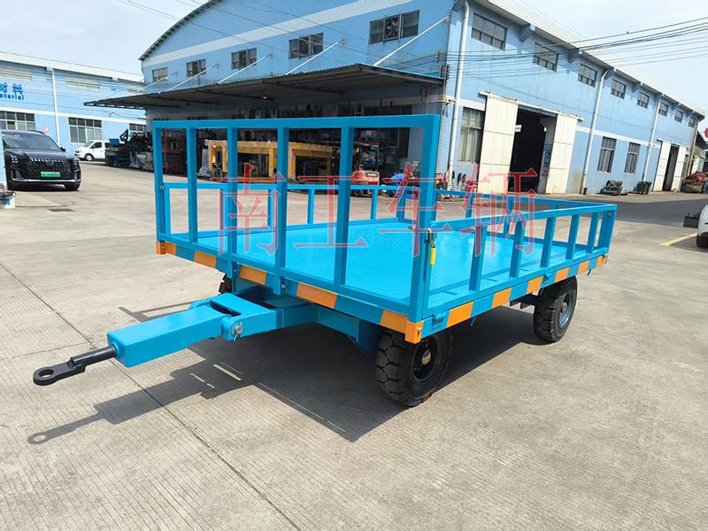 5吨下翻式护栏星空(中国) 牵引全挂工具拖车